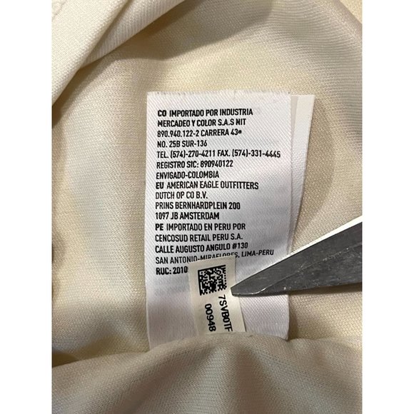 American Eagle Women Halter Neck Romper Floral Cherry Blossom Key Hole Pink SZ S - Picture 12 of 12